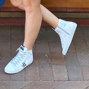 Golden Goose | Francy high top with zebra star